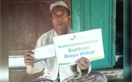 LAZ SIDOGIRI BANTU BIAYA HIDUP DUDA DUA ANAK DI BANGKALAN