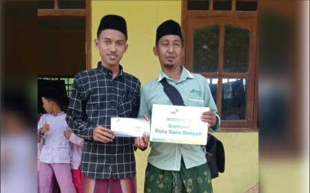 LAZ SIDOGIRI SUPORT BIAYA PENDIDIKAN SANTRI DI TANJUNG BUMI BANGKALAN