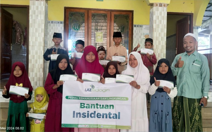 BANTUAN INSIDENTAL UNTUK YAYASAN YATIM PIATU DI BANGKALAN