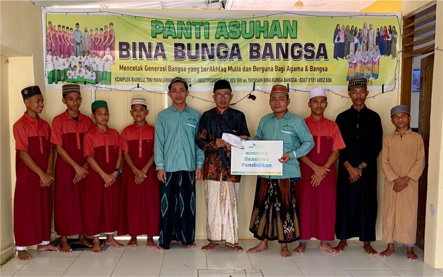 LAZ SIDOGIRI SUPORT BIAYA PENDIDIKAN 18 ANAK DI PANTI ASUHAN BINA BUNGA BANGSA DI ATAMBUA, NTT