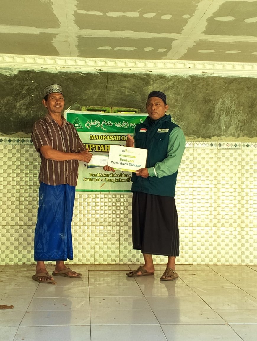 LAZ SIDOGIRI SUPPORT GURU MADRASAH DI BANGKALAN
