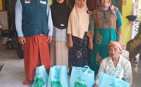 LAZ SIDOGIRI DISTRIBUSIKAN BANTUAN SEMBAKO UNTUK MASYARAKAT DHUAFA DI BANYUWANGI