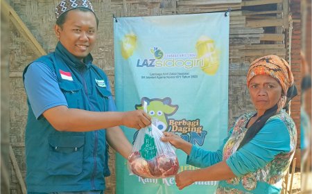 LAZ SIDOGIRI CABANG MALANG SELATAN GELAR QURBAN DI DESA SUMBERNONGKO