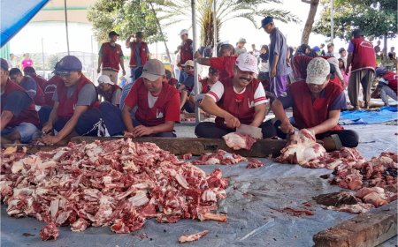 LAZ SIDOGIRI SEMARAKKAN QURBAN DI SIDOARJO