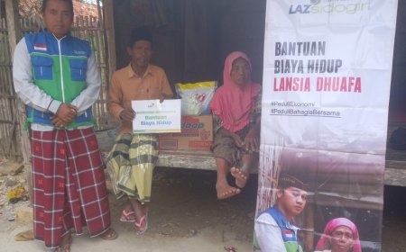 LAZ SIDOGIRI PEDULI  DUAFA TUNA NETRA DI SAMPANG