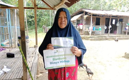 LAZ SIDOGIRI LUNCURKAN BANTUAN TUNAI UNTUK DHUAFA DI BANGKALAN