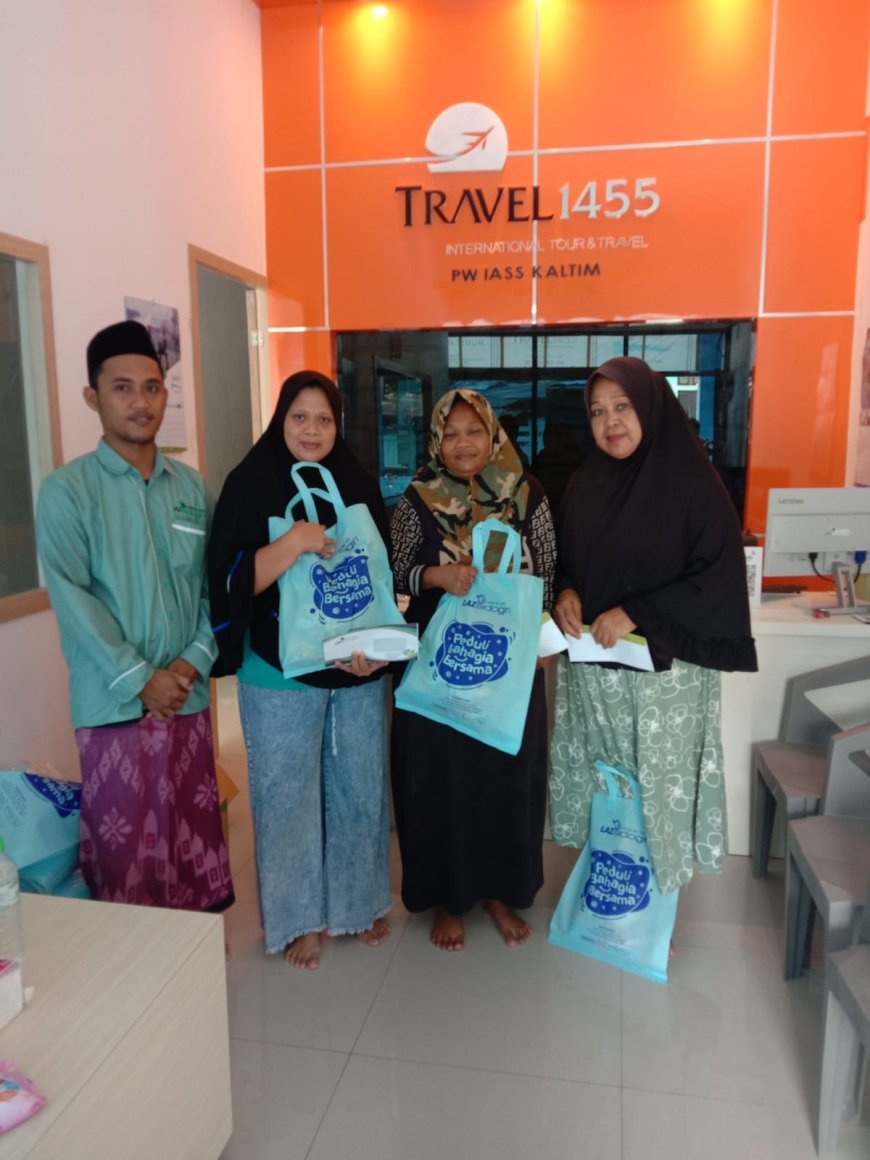 LAZ SIDOGIRI KUCURKAN BANTUAN PARA JANDA LANSIA DI BALIKPAPAN