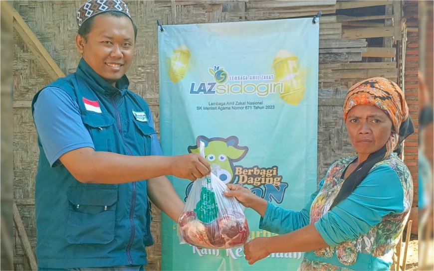 LAZ SIDOGIRI CABANG MALANG SELATAN GELAR QURBAN DI DESA SUMBERNONGKO