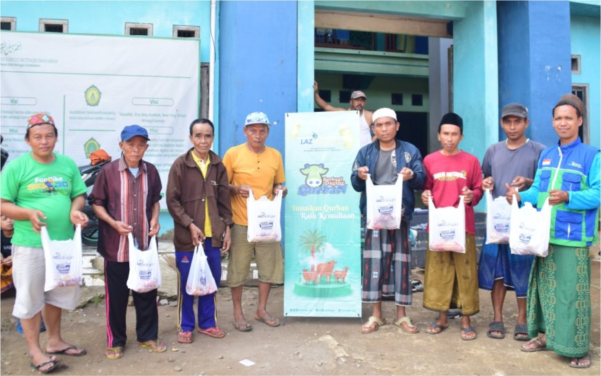 LAZ SIDOGIRI GELAR SEMARAK KURBAN DI 6 TITIK LOKASI DI JEMBER