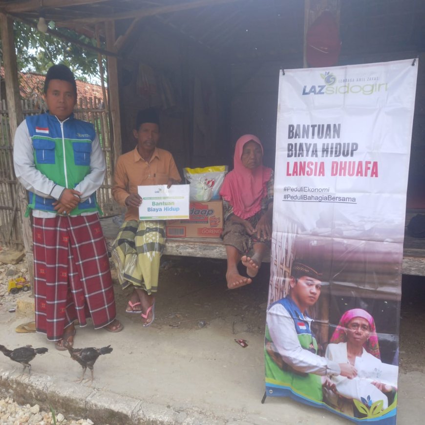 LAZ SIDOGIRI PEDULI  DUAFA TUNA NETRA DI SAMPANG
