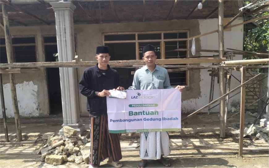 LAZ SIDOGIRI SUPPORT PEMBANGUNAN TPQ DARUTTAUFIQ AL-ROSYIDIYAH DI BANGKALAN