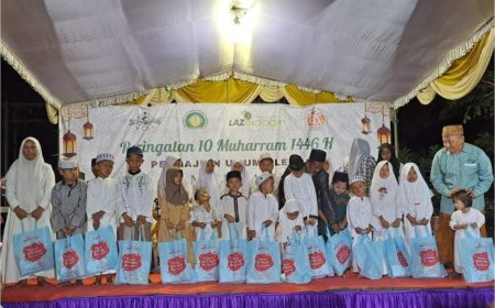 LAZ SIDOGIRI CABANG SURABAYA 1 SANTUNI PULUHAN ANAK YATIM DI BUBUTAN