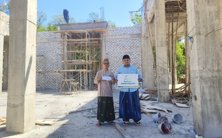 LAZ SIDOGIRI SALURKAN DANA UNTUK PEMBANGUNAN MASJID BABUS SALAM
