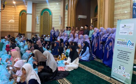 KOLABORASI DENGAN MT. KHAIRUNNISA HIDAYATULLAH, LAZ SIDOGIRI GELAR SANTUNAN ANAK YATIM DI BELU, NTT