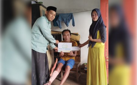 LAZ SIDOGIRI SUPPORT BIAYA PENGOBATAN SUPIR TRUCK YANG MENGALAMI KECELAKAAN