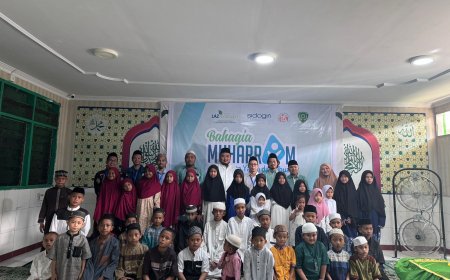 LAZ SIDOGIRI GELAR BAHAGIA BERSAMA YATIM DI MAKASSAR