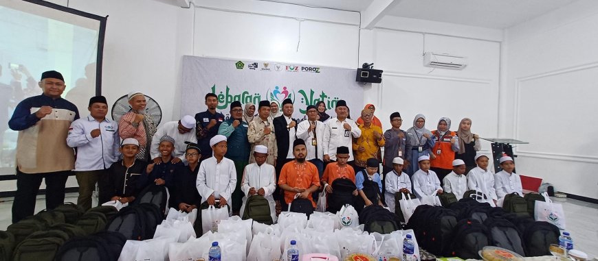 LAZ SIDOGIRI GELAR LEBARAN ANAK YATIM BERSAMA KEMENAG KALBAR