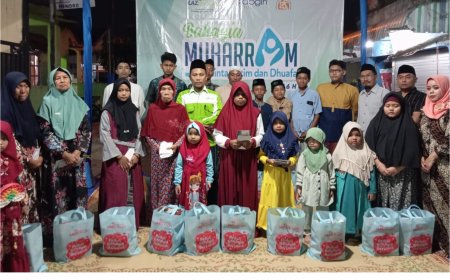 GELAR BAHAGIA MUHARAM, LAZ SIDOGIRI SANTUNI 395 ANAK YATIM DI 23 LOKASI DI WILAYAH SIDOARJO