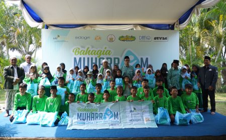 AKHIRI BULAN MUHARRAM, LAZ SIDOGIRI AJAK 200 YATAMA BERSAFARI KE BOGOR