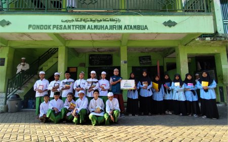 LAZ SIDOGIRI SUPPORT BIAYA PENDIDIKAN SANTRI YATIM-PIATU MUALLAF DI ATAMBUA