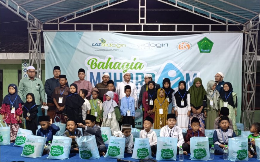 LAZ SIDOGIRI BAHAGIAKAN 55 YATAMA PADA BULAN MUHARRAM DI SITUBONDO