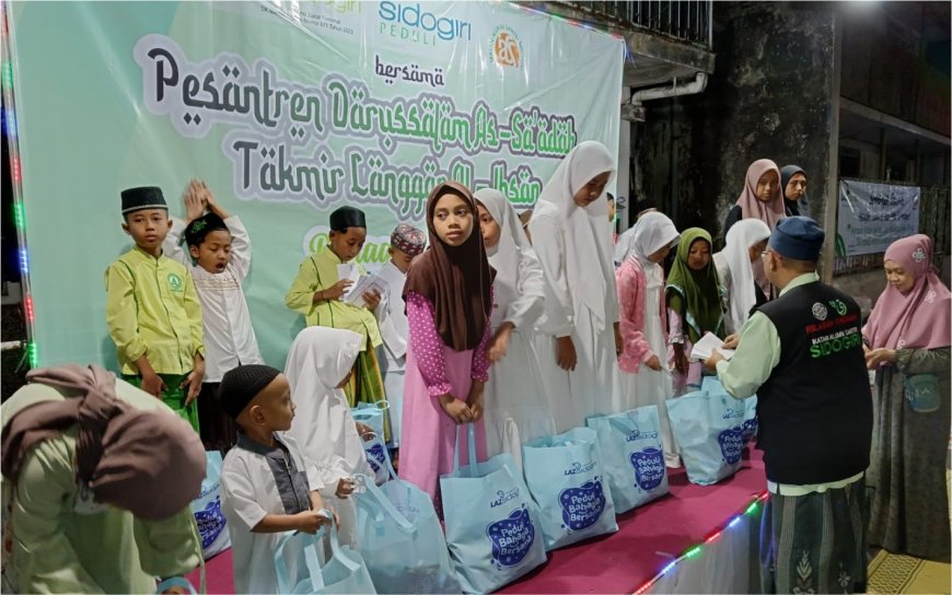 LAZ SIDOGIRI CABANG MALANG UTARA GELAR BAHAGIA MUHARRAM 1446 H  DI 3 WILAYAH