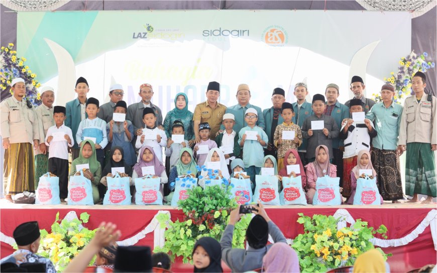 GEBYAR BAHAGIA MUAHARAM 1446 H; LAZ SIDOGIRI SANTUNI 1000  ANAK YATIM DI WILAYAH BANGKALAN