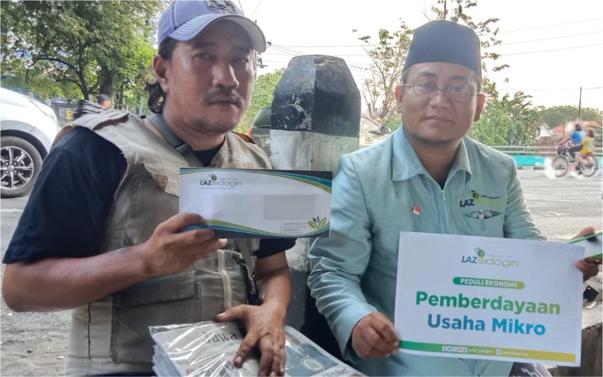 LAZ SIDOGIRI BERIKAN BANTUAN DANA MODAL USAHA MIKRO DI SURABAYA