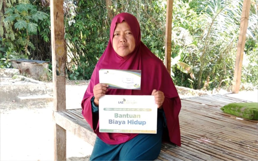BANTUAN BIAYA HIDUP KEMBALI DIGELONTORKAN LAZ SIDOGIRI DI BANGKALAN