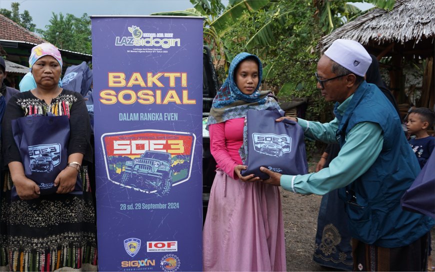 GELAR BAKTI SOSIAL, LAZ SIDOGIRI TURUT MERIAHKAN ACARA SOE 3  DI PASURUAN