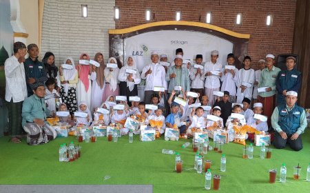 YATAMA DAN DHUAFA DI SURABAYA RAYAKAN MAULID NABI BERSAMA LAZ SIDOGIRI