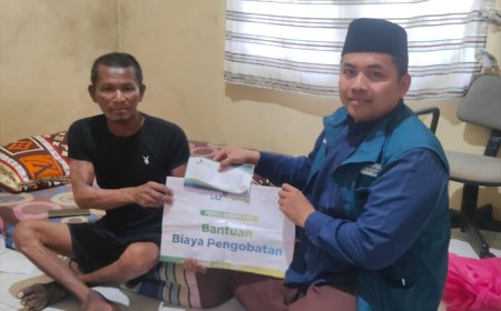 BANTU BEROBAT PRIA DI BATAM, LAZ SIDOGIRI LUNCURKAN BANTUAN TUNAI