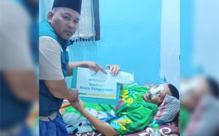 LAZ SIDOGIRI BERI BANTUAN KEPADA BANSUS 1455 YANG MENGALAMI KECELAKAAN LALU LINTAS
