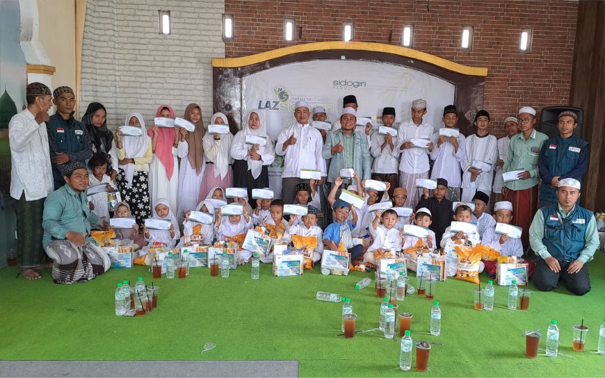 YATAMA DAN DHUAFA DI SURABAYA RAYAKAN MAULID NABI BERSAMA LAZ SIDOGIRI