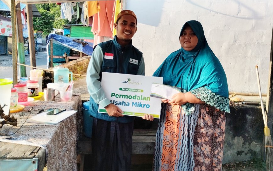 KEMBANGKAN USAHA MUSTAHIK, LAZ SIDOGIRI BERI BANTUAN MODAL USAHA DI KALIMANTAN TIMUR