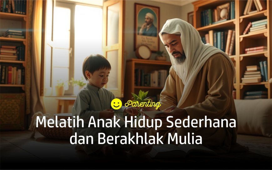 MELATIH ANAK HIDUP SEDERHANA DAN BERAKHLAK MULIA