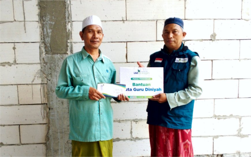 SEJAHTERAKAN DUTA GURU MADRASAH, LAZ SIDOGIRI BERI BANTUAN INSENTIF