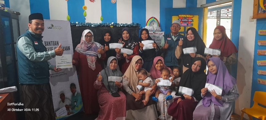 LAZ SIDOGIRI PEDULI GURU DINIYAH DI BANYUWANGI