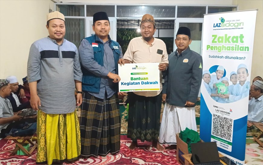 DUKUNG PENGAJIAN IASS BATAM, LAZ SIDOGIRI SUPPORT DANA TAMBAHAN