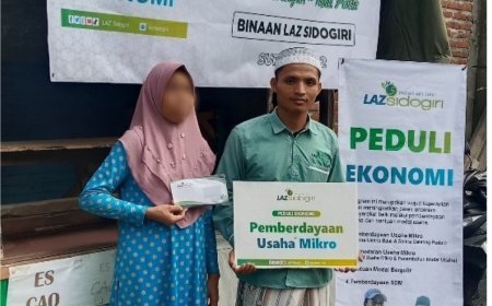LAZ SIDOGIRI SUPPORT USAHA MIKRO DENGAN KONSEP KHAS TEH SOLO