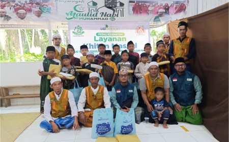 LAZ SIDOGIRI GELAR KHITAN MASSAL DI TAMAN BELAJAR PENAJAM PASER UTARA