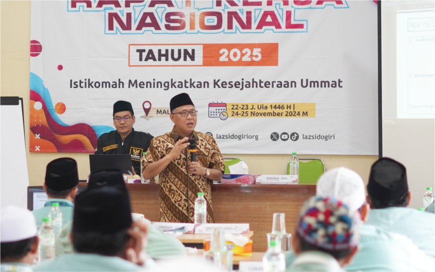 MANTAPKAN KINERJA DI TAHUN 2025 M., LAZ SIDOGIRI GELAR RAKERNAS DI MALANG