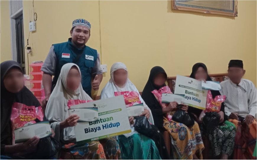 LAZ SIDOGIRI TUNJUKAN KEPEDULIAN KEPADA LANSIA DHUAFA DI BALIKPAPAN DENGAN BERIKAN BANTUAN BIAYA HIDUP