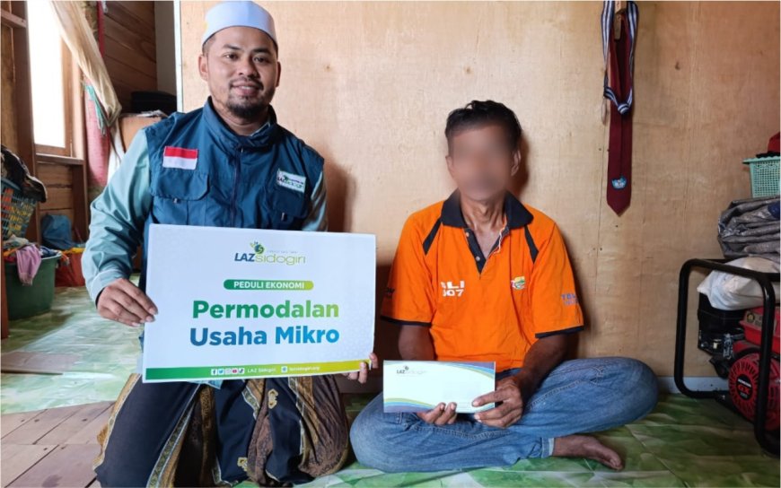LAZ SIDOGIRI SUPPORT MODAL USAHA DUAFA DI PENAJAM KALTIM