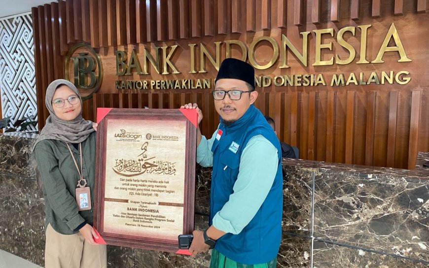 BANK INDONESIA GELONTORKAN DANA 200 JUTA UNTUK PROGRAM PENDIDIKAN LAZ SIDOGIRI