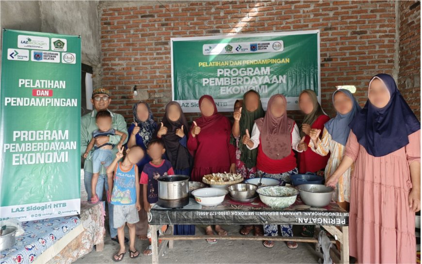 GELAR PELATIHAN PEMBERDAYAAN EKONOMI KAMPUNG ZAKAT KEMENAG RI, LAZ SIDOGIRI GANDENG MIM FOUNDATION UNTUK KOLABORASI