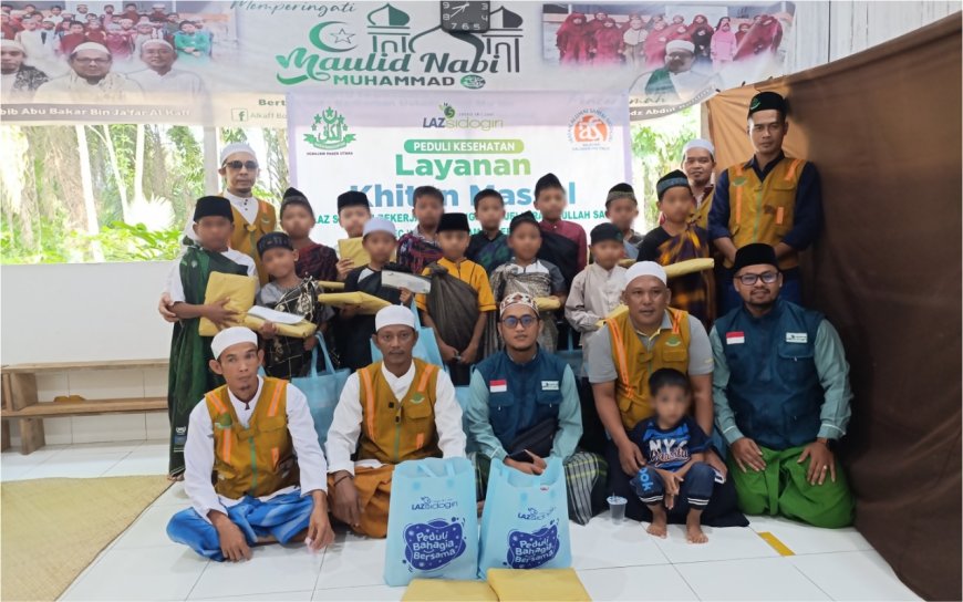 LAZ SIDOGIRI GELAR KHITAN MASSAL DI TAMAN BELAJAR PENAJAM PASER UTARA