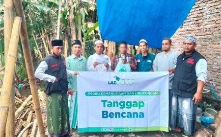 TANGGAP BENCANA, LAZ SIDOGIRI RINGANKAN BEBAN KORBAN KEBAKARAN DI JEMBER