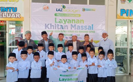 LAZ SIDOGIRI GELAR KHITAN MASSAL DI KABUPATEN BANGKALAN