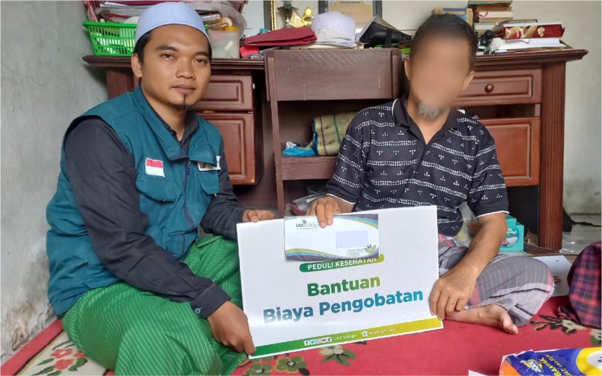 LAZ SIDOGIRI BANTU BIAYA PENGOBATAN PENGURUS MASJID DI BALIKPAPAN